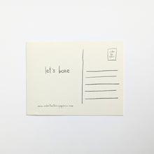 Load image into Gallery viewer, Let's Bone Postcard