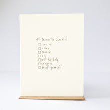 Load image into Gallery viewer, UTS X The Mom Room 4th Trimester Card