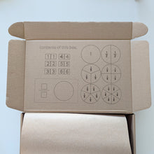 Load image into Gallery viewer, Wooden Fraction Board – Montessori Math Toy – Hands-On Learning Tool with Reversible Pieces – Homeschool Classroom Gift Made in Canada