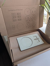 Load image into Gallery viewer, Wooden Fraction Board – Montessori Math Toy – Hands-On Learning Tool with Reversible Pieces – Homeschool Classroom Gift Made in Canada